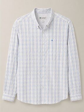 COOLIBAR Men's UPF 50+
Plaid Long Sleeve Button Down
Shirt Size Extra Large
